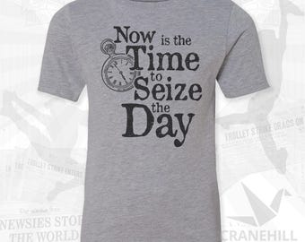 Seize the Day Theater Kid Shirt: Newsies Musical Gift