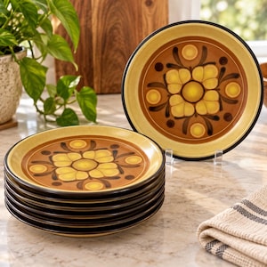 コン沢翡翠　plate 65g 70s Japan Stoneware - Etsy