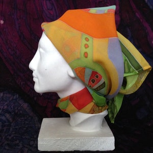 silk shawl handmade. Hand painted silk accessories - ready to shipp