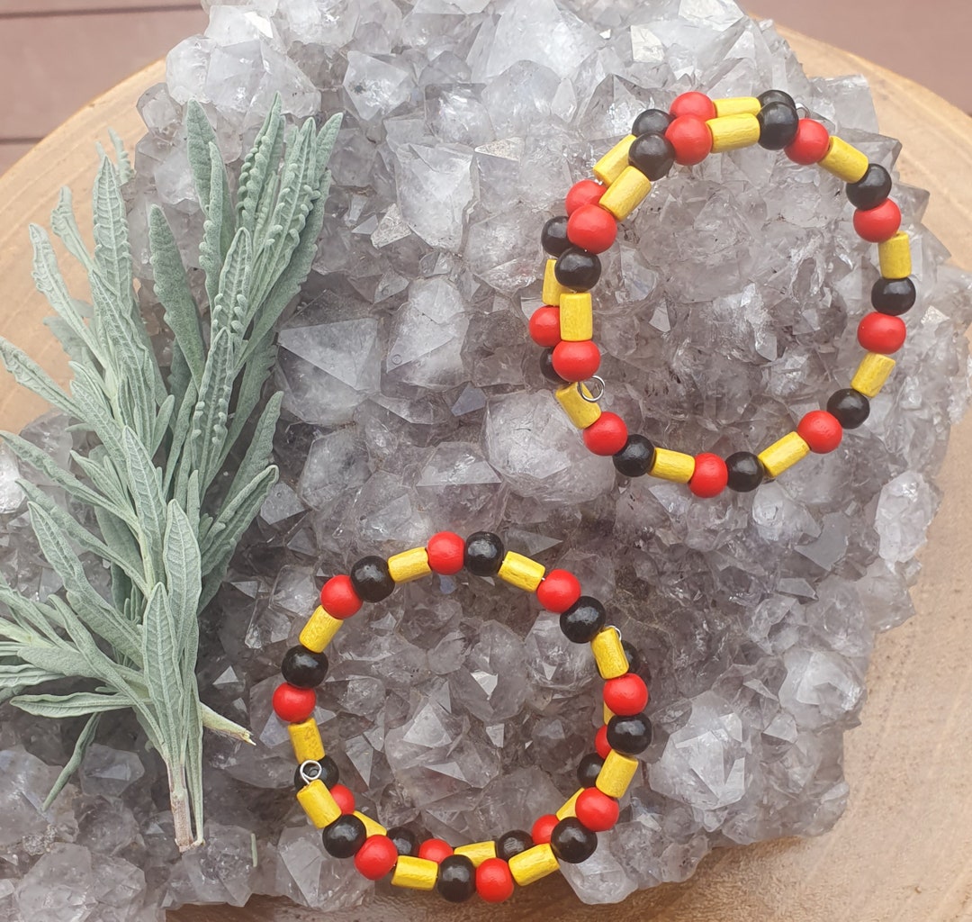 Beaded Aboriginal Colour Bangles - Etsy