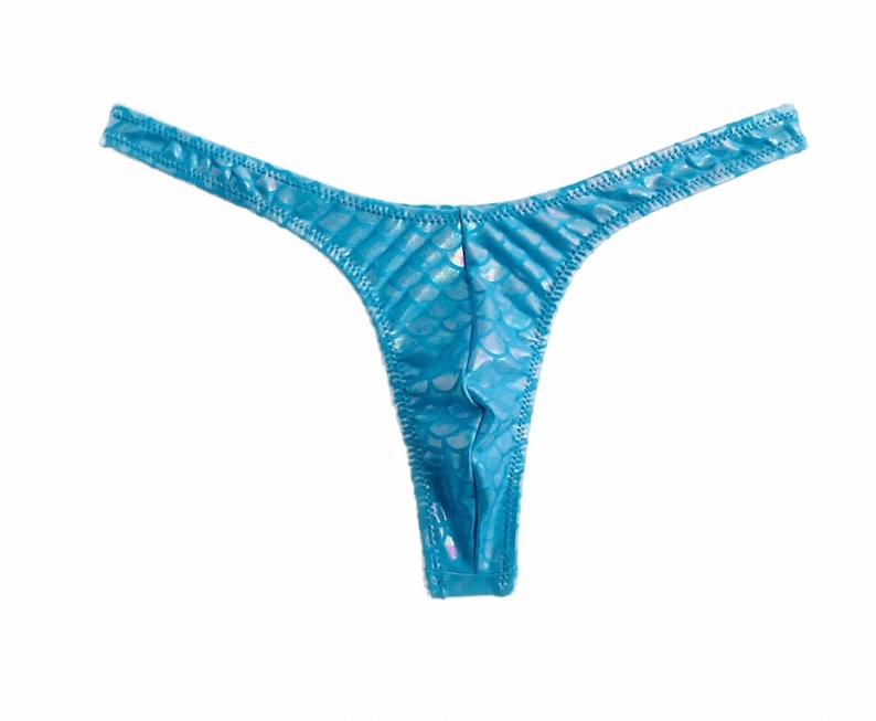 Merman Hologram Homme Super Slim String Maillot de bain Etsy