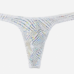 White Prism Dots Super Slim ED* Thong * Swimsuit