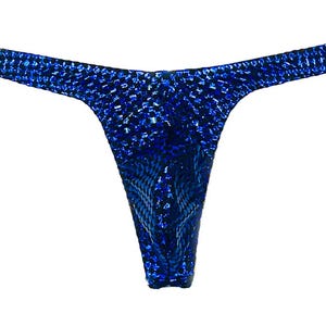 Royal Holograms Squares Super Slim ED* Thong * Swimsuit