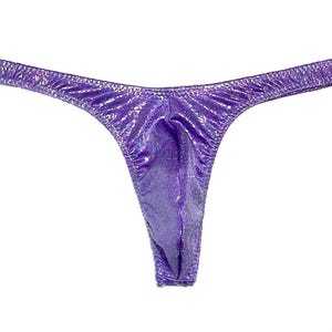 Violet Opal Hologram Super Slim Ed* Thong * Swimsuit