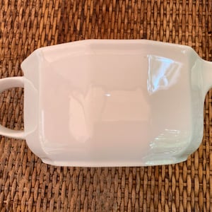 Vintage White, Porcelain Sauceboat, Gravy Boat, Tableware,Tirschenreuth, Bavaria