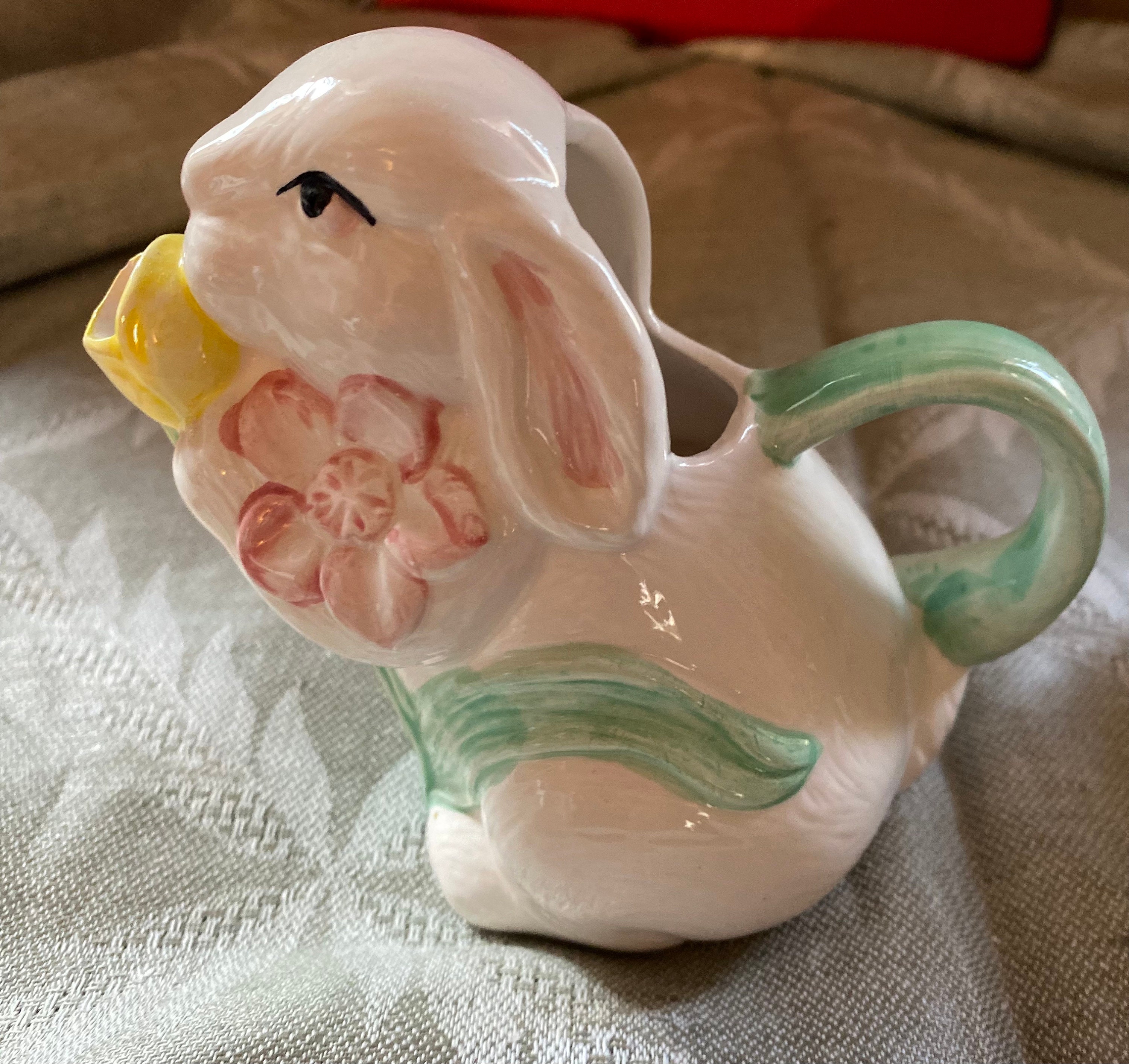 Vintage Enesco Rabbit Sugar and Creamer, Ceramic, Easter, Brunch. - Etsy