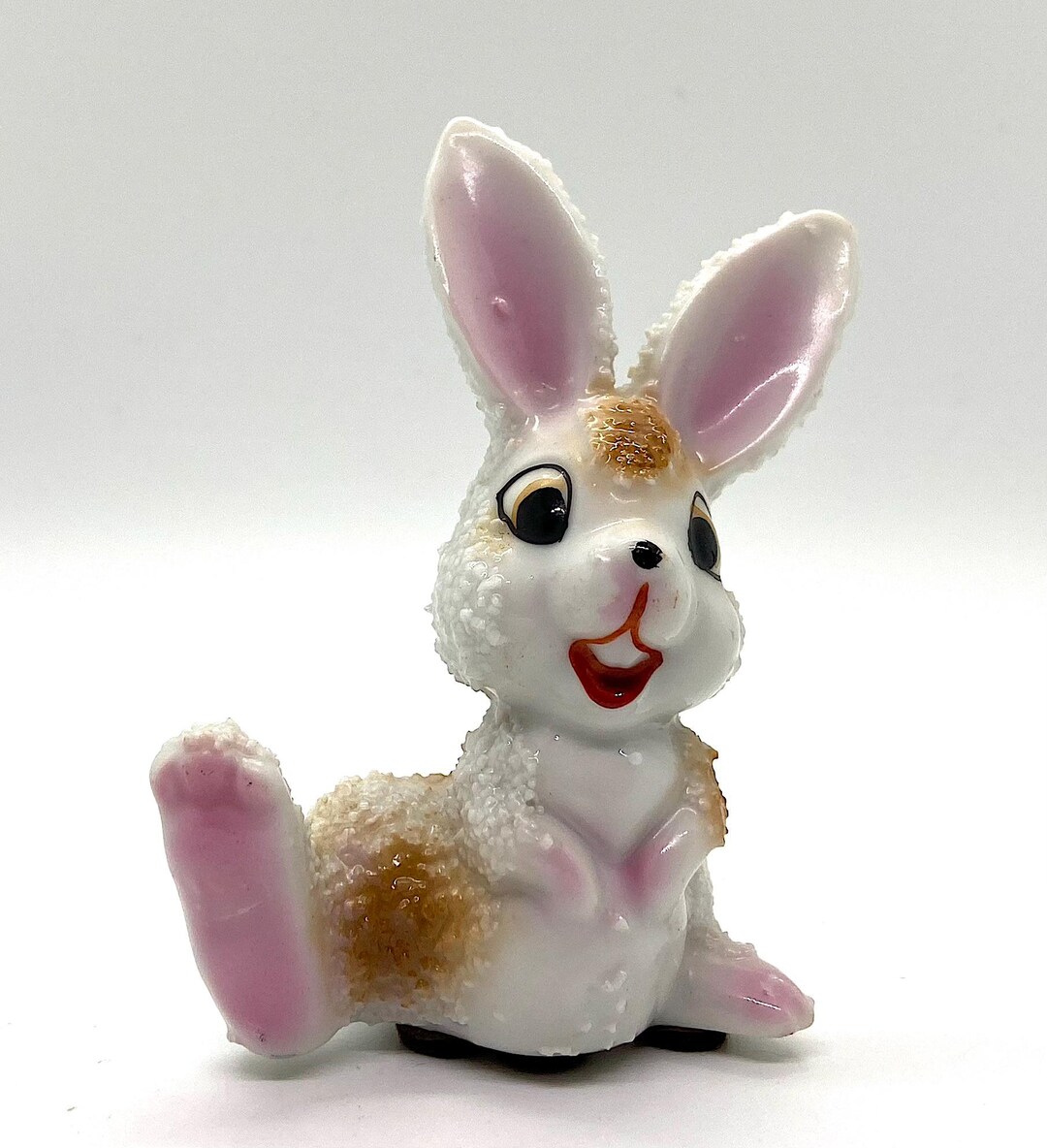Vintage Anthropomorphic Porcelain Bunny, Sugared Finish,mcm Japan ...