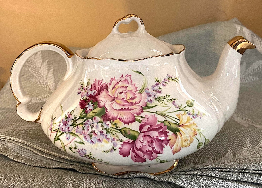 Vintage Heatmaster Teapot Carnationsengland Etsy