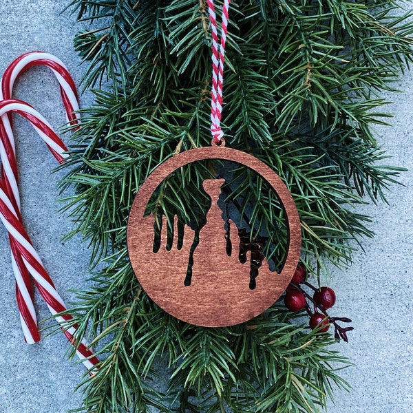 Bryce Canyon National Park - Wooden Ornament, Hiker Gift, Climber Gift, Christmas Ornament, Nature Lover, National Park, Mountain Souvenir