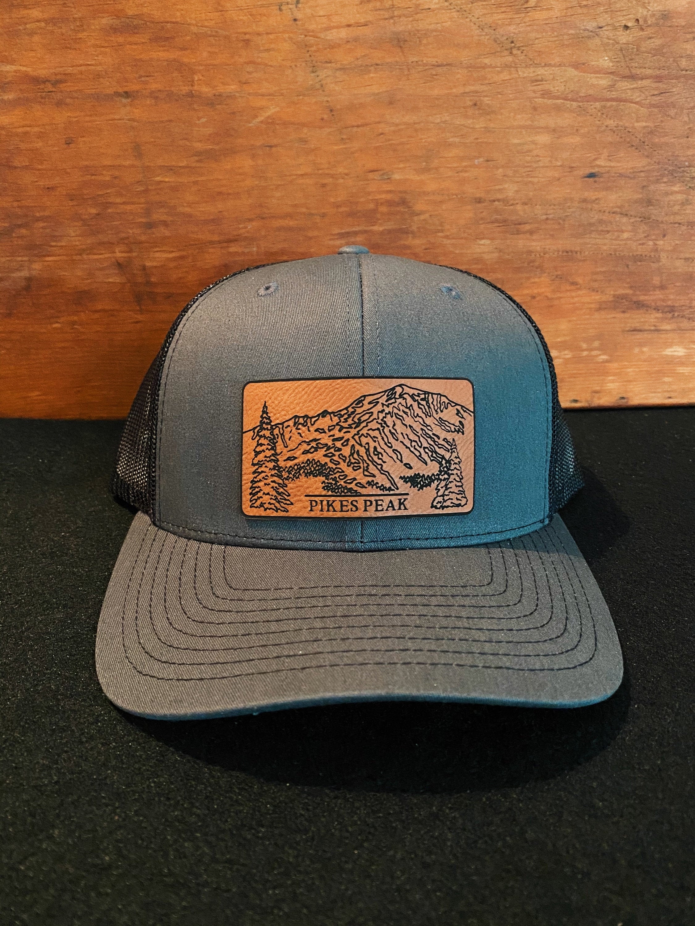 Pikes Peak - Colorado - Rocky Mountains - Mountain Leather Patch