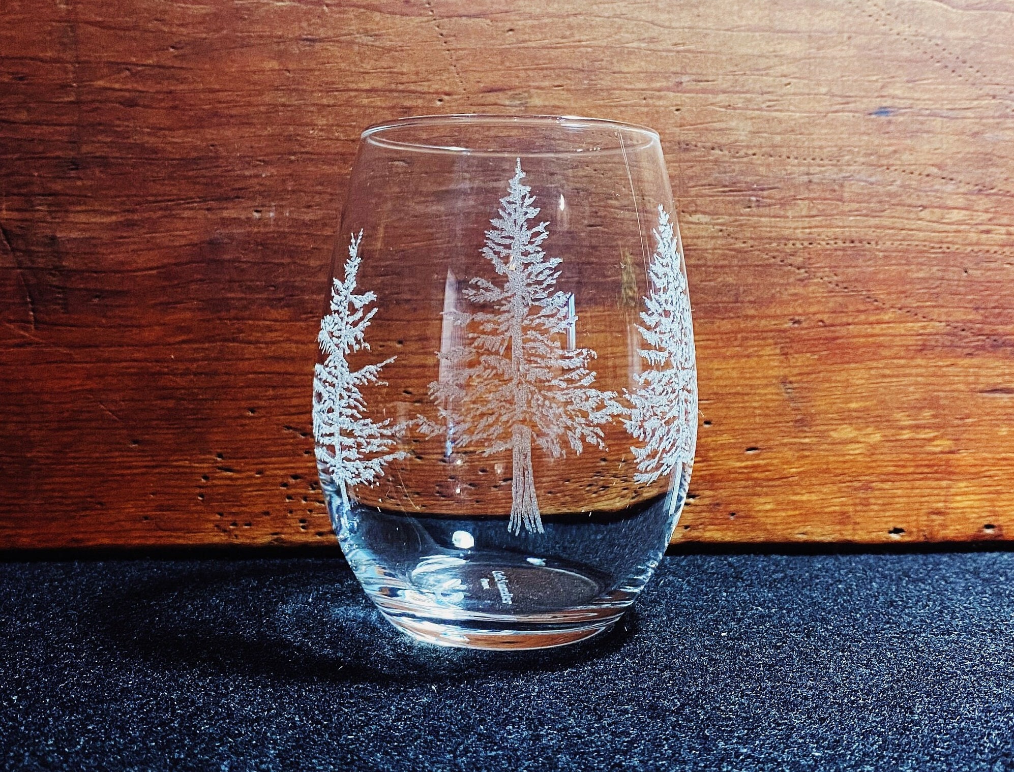Pine Trees Wine Glasses – Wild Wings