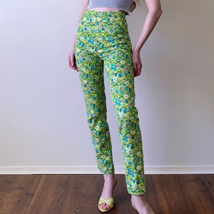 Flower Pants 60s - Etsy