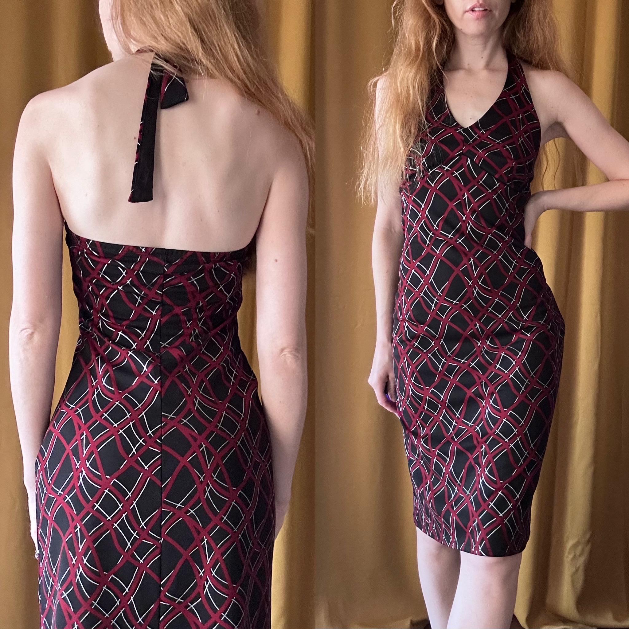 Y2k Halter Dress Mini - Etsy