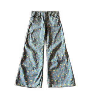 Jeans Love Revival Junior Taille 3 - Skinny Low Rise, Motif Floral Et Délavage Moyen