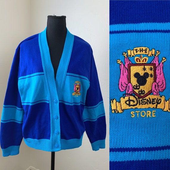 Vintage 1990s Disney Store Cast Member Cardigan Sweat… - Gem