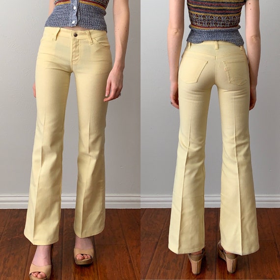 Vintage 1970s Pants / Low Rise Slim Fit Levi’s Pan