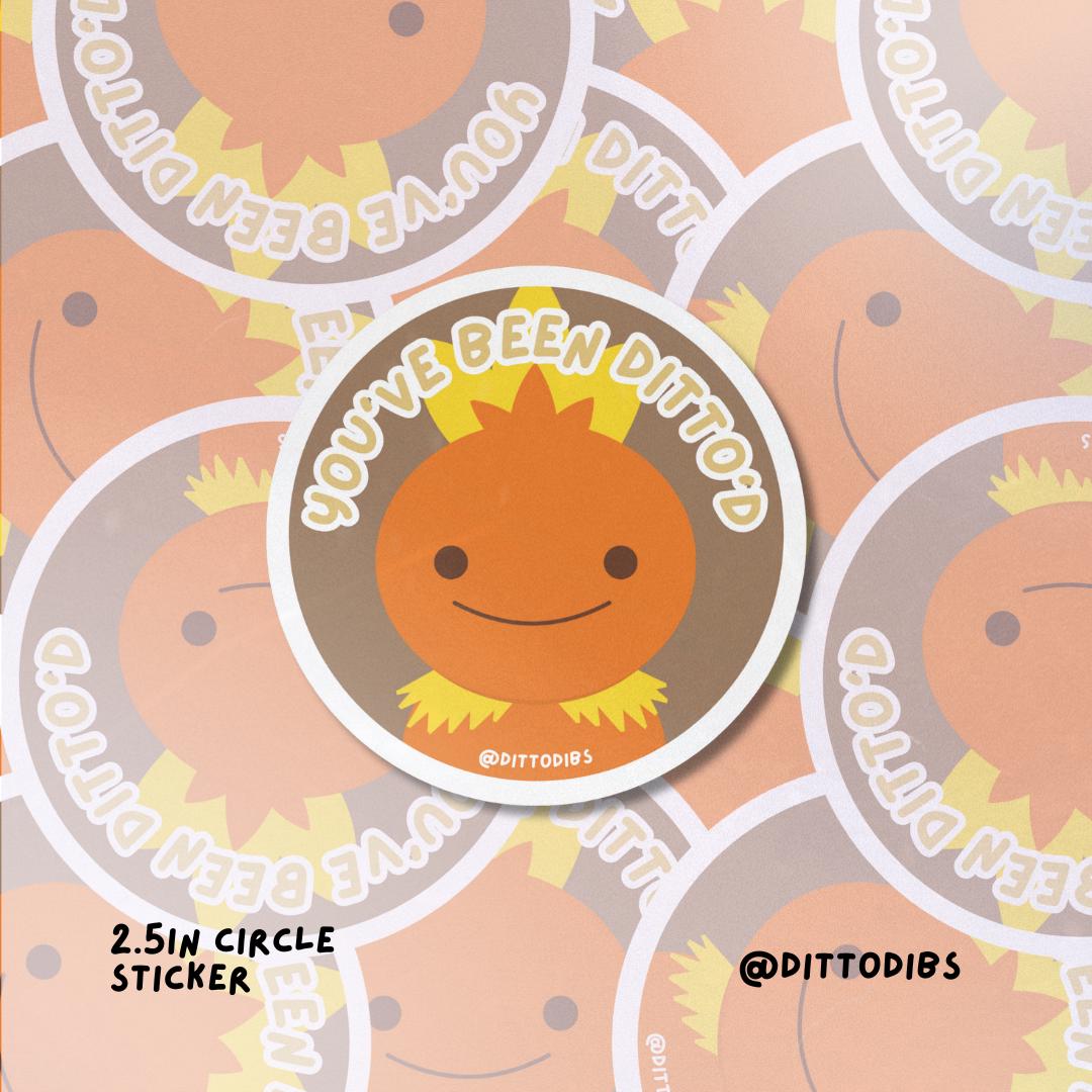 Torchic Ditto Sticker | Kawaii Chicken Vinyl Decal | Funny Pokémon ...