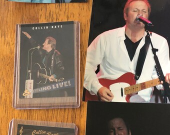Collin Raye Collector cards and concert photos
