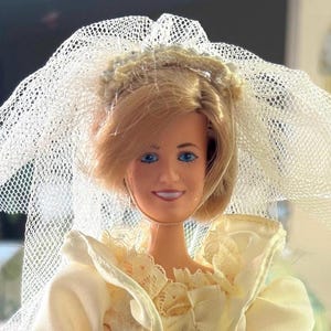 Princess Diana Wedding Barbie Doll - Etsy