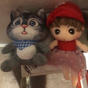 Set of plush toys