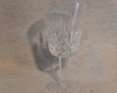 Vintage Waterford LISMORE Cut Crystal Wine Stemware Glass Water GOBLET 7 quot FREE Shipping