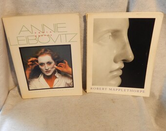 2 Art Photography Book Robert MAPPLETHORPE Annie LEIBOVITZ Celebrity Avante Gard New York ~ Free Shipping
