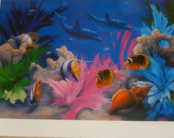 1992 Signed Numbered David MILLER Limited Edition VIVID SPLENDOR