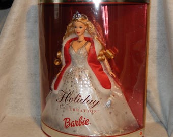 2001 Barbie HOLIDAY Special Edition Celebration NRFB Designer Collector 50304 ~Free Shipping!