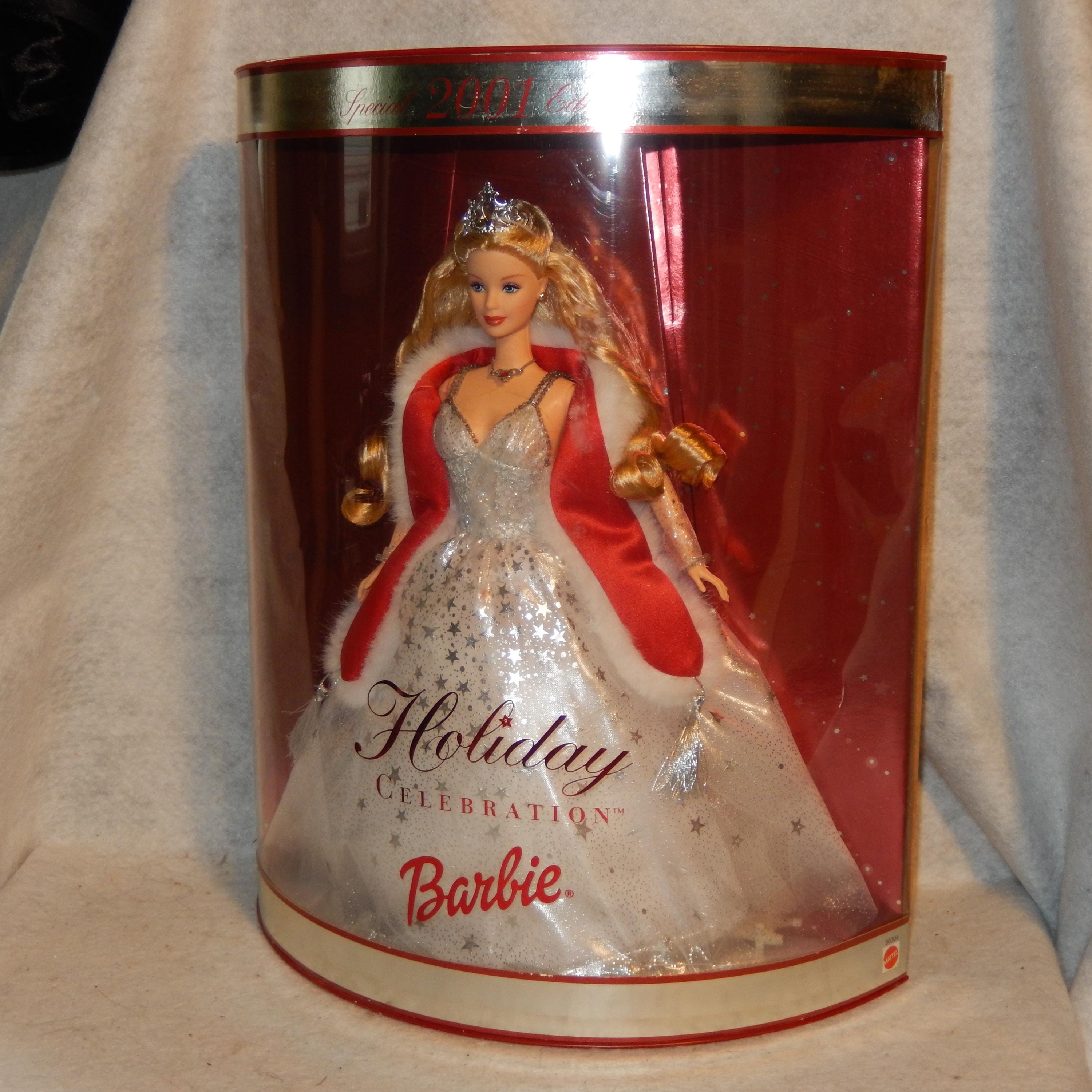 バービー人形　ホリデー　セレブレーション　2001 celebration Amazon.com: 2001 Holiday Celebration Barbie : Toys & Games