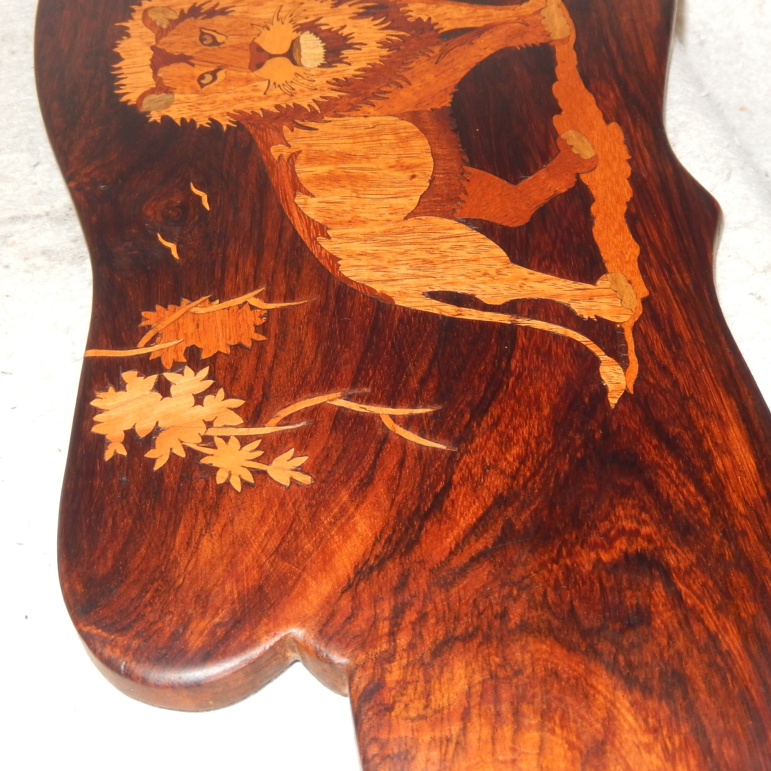 Vintage Inlaid Marquetry Wood Picture LION Exotic Natural Hardwood Inlay  Farm ~free Shipping! - Etsy, image size:3000x3000