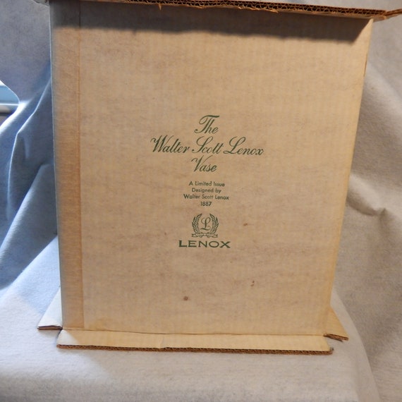 PERFECT Walter Scott LENOX #486 Limited Edition 1887 Vase Pitcher