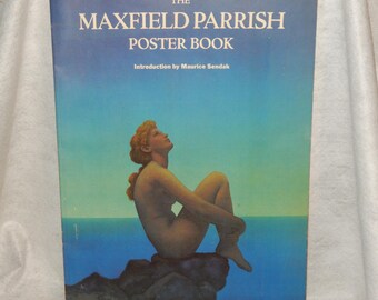 MAXFIELD PARRISH Poster Book 21 Prints 16" x 11" Art Fantasy Nouveau Deco~ Free Shipping