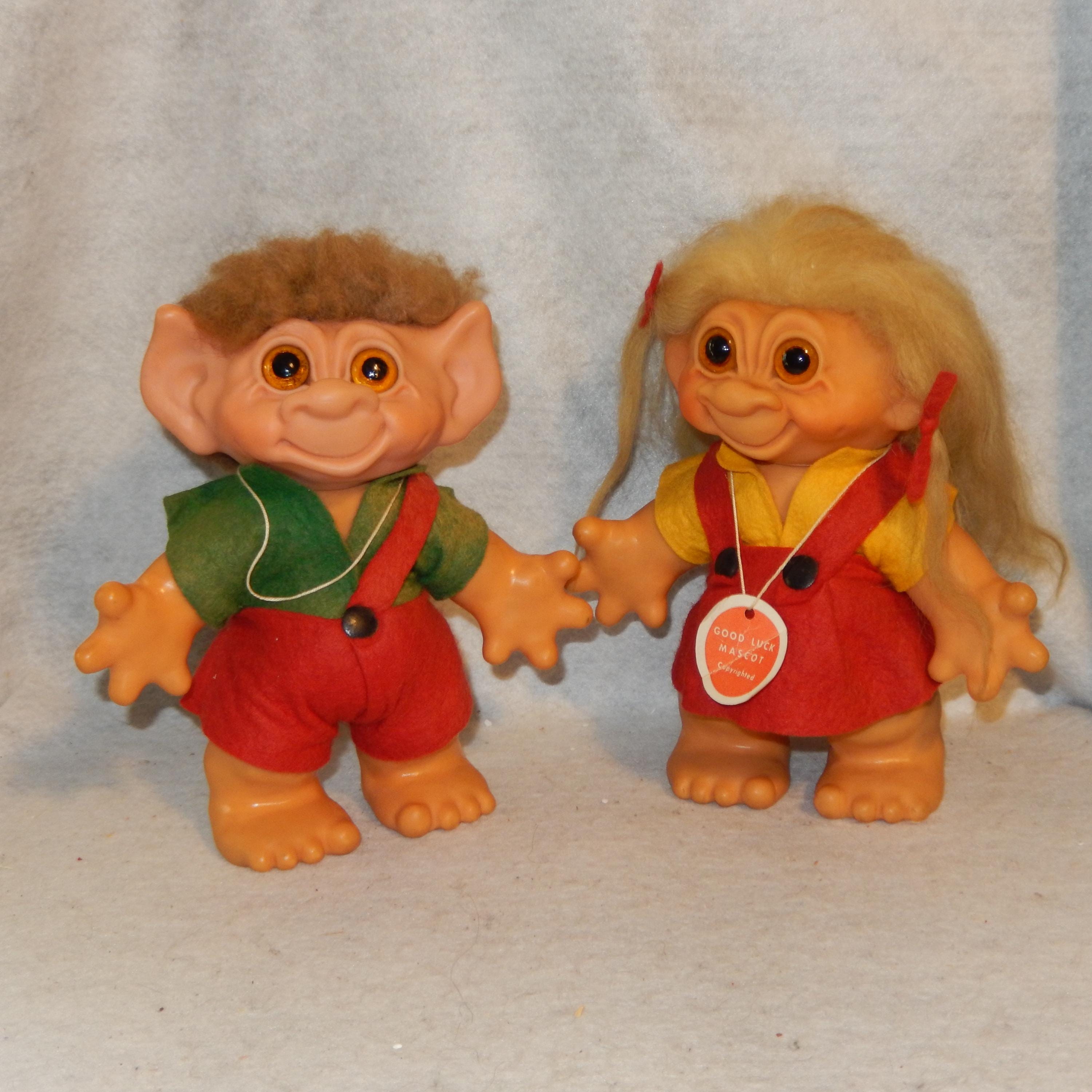 2 DAM Things Denmark Large 16 Christmas Trolls ドール 人形 フィギュア Large Dam Troll Doll - Etsy Denmark