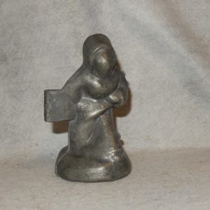 Antique Ice Cream Mold Old Mother Hubbard Figure E & Co 981 Pewter Nursery Rhyme ~ Free Shipping