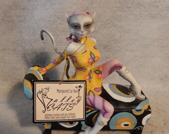 Margaret Le Van Alley Cats GoGo Dancer Secret Agent Feline FE6 Hang Tag Perfect ~Free Shipping