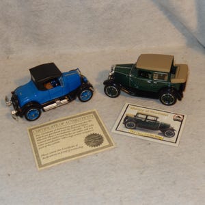 2 gegoten CHEVY Chevrolet 1925 Roadster 1929 Landau National Motor Museum Nieuwstaat ~ Gratis verzending!