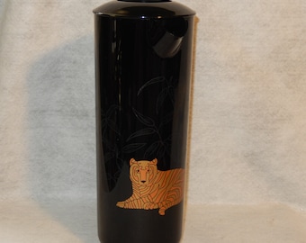 CULVER Encounters BLACK Tiger ACRYL Großer Krug 64 Oz Bar Retro Vintage 90er Jahre ~ Kostenloser Versand