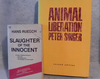 Hans RUESCH Slaughter Of Innocent ANIMAL Liberation Peter SINGER Rights Welfare~ Free Shipping