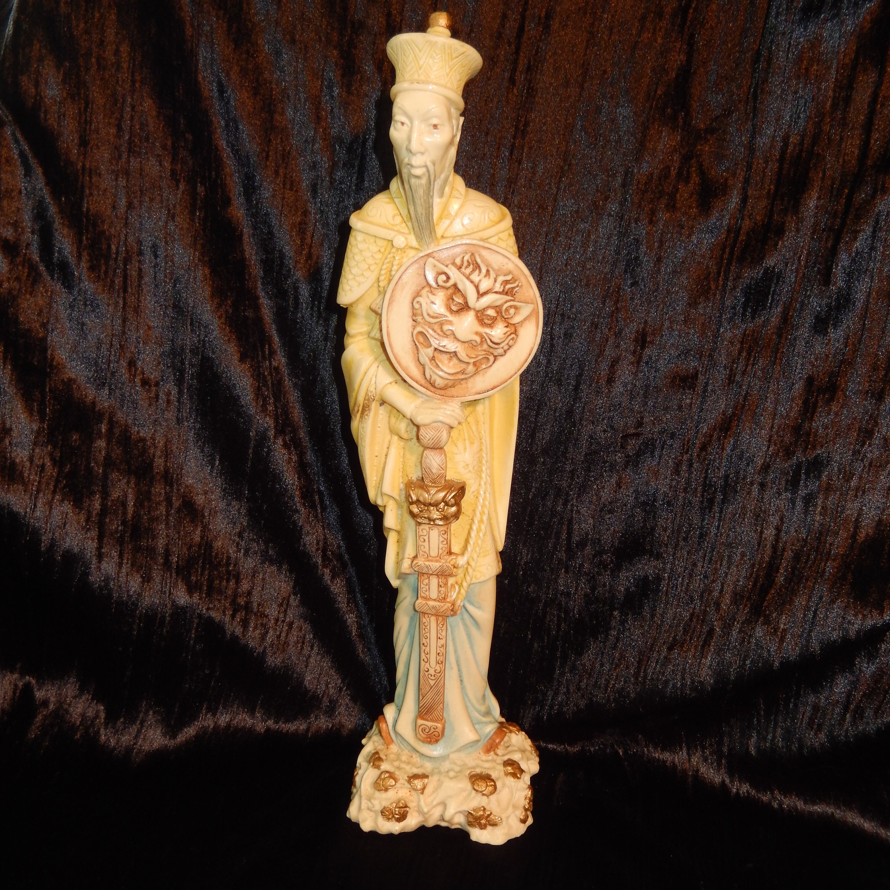 Pair Tall Resin Oriental Figure Geisha Elder Maiko Japanese Etsy