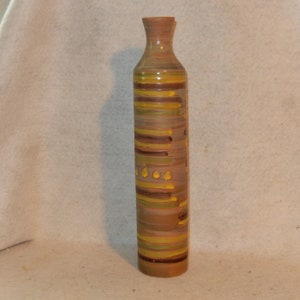 Vintage Italian Art Pottery ALVINO BAGNI Tall MCM Anthropologie Vase Mid Century ~Free Shipping!