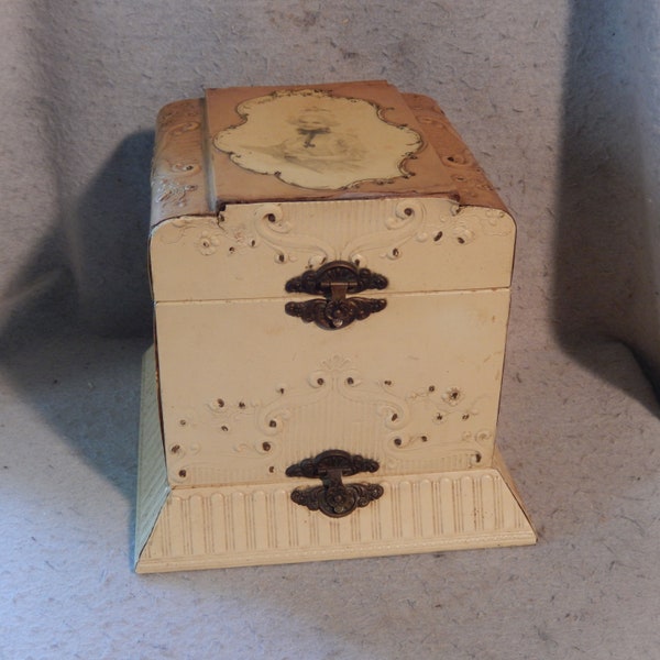 Antique Collar and Cuffs Box Etsy