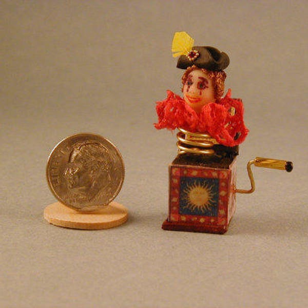 Dollhouse Miniature Jack in The Box by International Seychelles