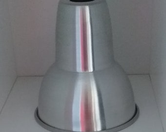 Hand Spun Aluminium Lampshade 5" in the style of Anglepoise