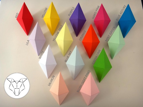 Trophée Tête De Licorne Diy Kit Licorne En Papier Diy Home Decoration