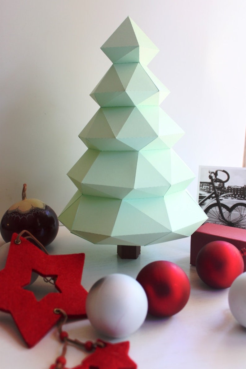 Weihnachtsbaum Tannenbaum im KIT DIY Papier gemacht. Etsy