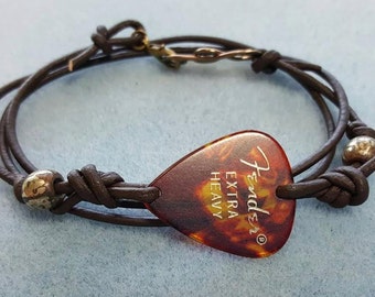 Guitar Pick Bracelet - Music Bracelet - Guitar Pick Jewelry - Musician Bracelet