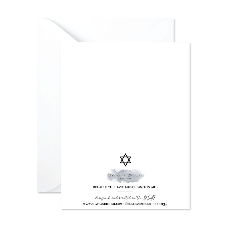 Funny Bar Mitzvah Cat Card - Meowzel Tov Bar Mitzvah card - Bar Mitzvah Card Funny - Unique Jewish Card - Bar Mitzvah Ideas -Cat Jewish Card image 3