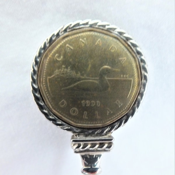 1990 Canadian ‘Loonie’ Dollar Collector Spoon