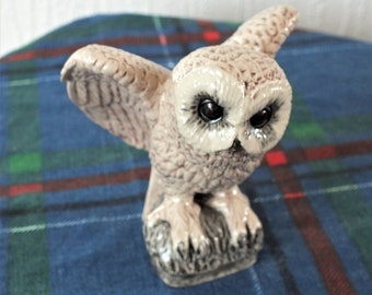 Vintage Heredities Owl Figurine by Tom Mackie