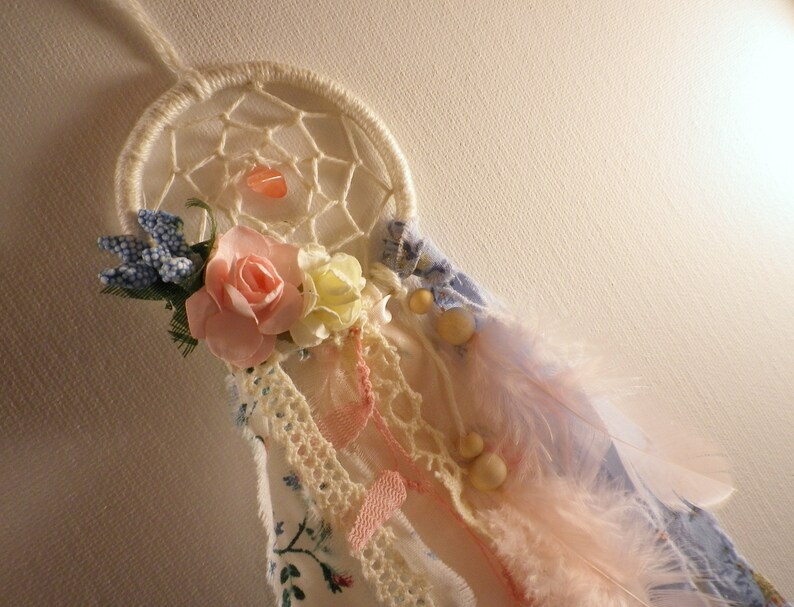 Mini Dream Catcher for Baby Girl Car Rear View Mirror Etsy